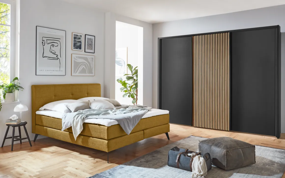 Schwebetürenschrank Denver Graphit