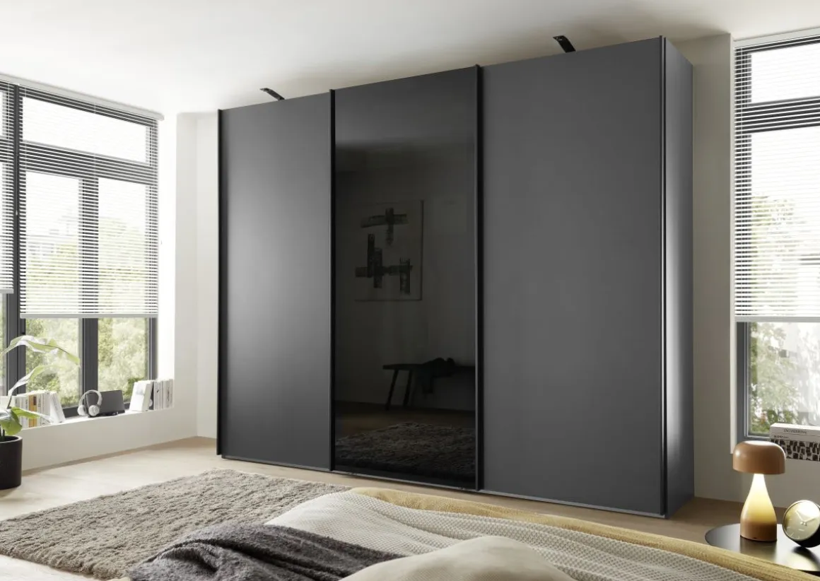 Schwebetürenschrank Dubai Graphit