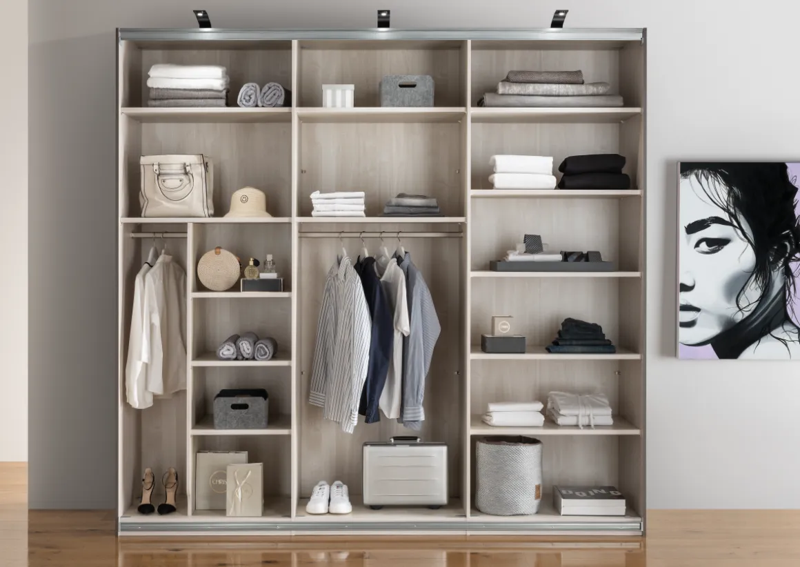 Schwebetürenschrank Phönix Lava Dekor