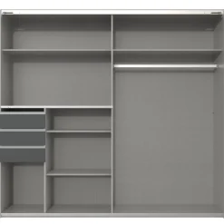 Schwebetürenschrank Saigon Saharagrau