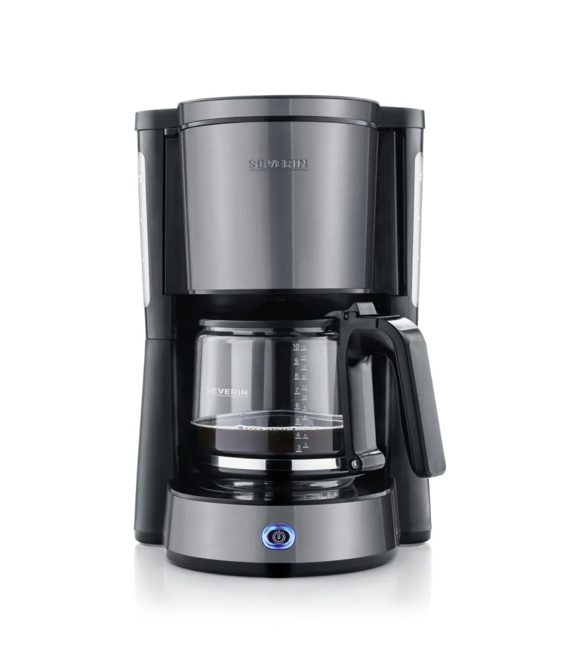 Severin Filterkaffemaschine Stone Grey für 10 Tassen