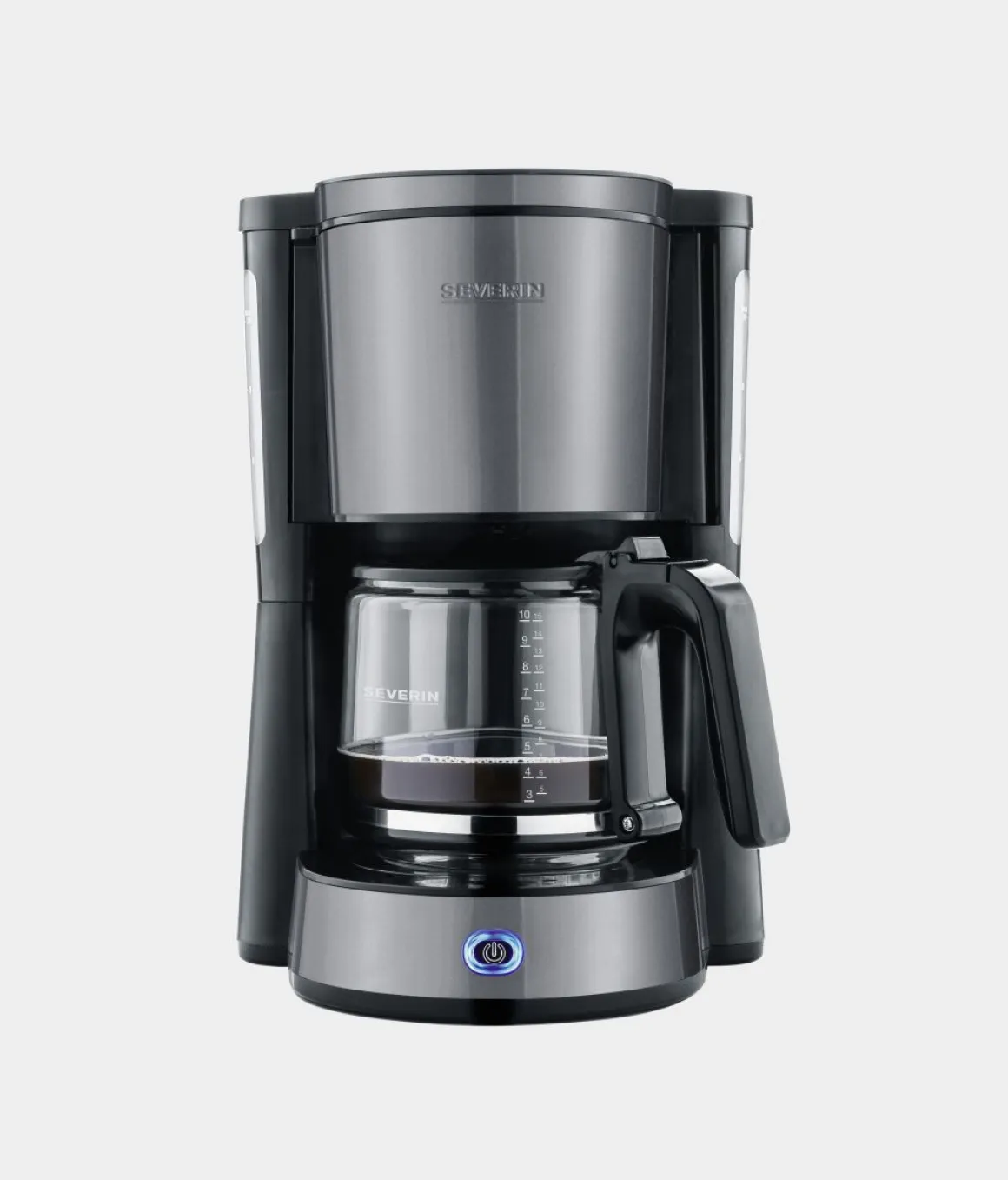 Severin Filterkaffemaschine Stone Grey für 10 Tassen