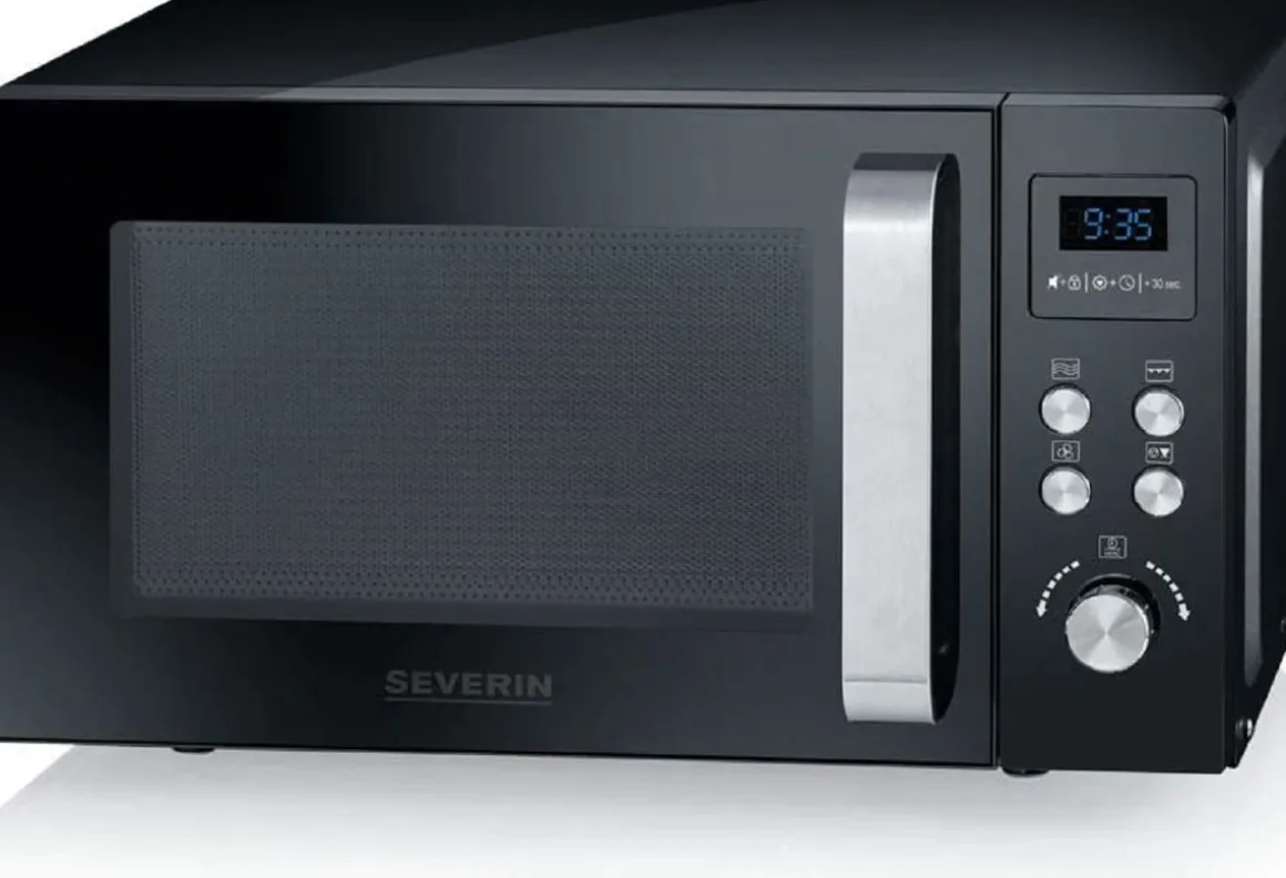 Severin Mikrowelle mit Grill- und Heißluftfunktion 900W