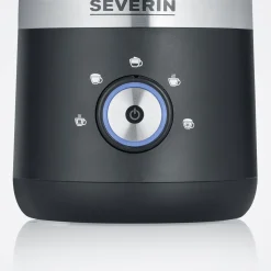 Severin Milchaufschäumer SM 3588 Edelstahl Schwarz 300 ml