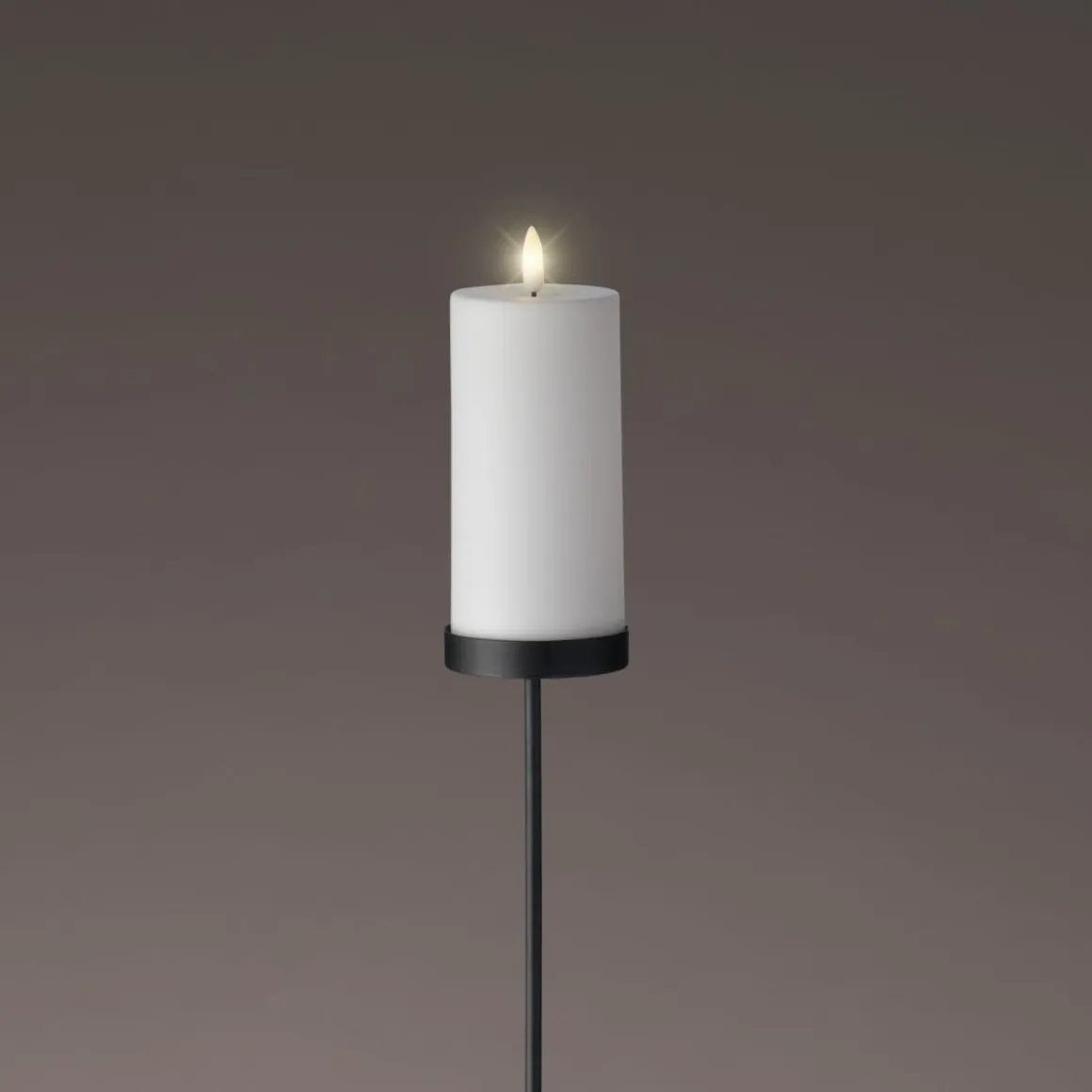 Solar-Kerze mit Gartenstecker 117 cm