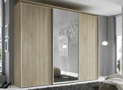Staud SchwebetĂŒrenschrank Studioline Eiche Spiegel