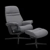 Stressless Sessel Sunrise Cross mit Hocker Grey