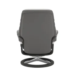 Stressless Sessel Sunrise Signature mit Hocker Grau