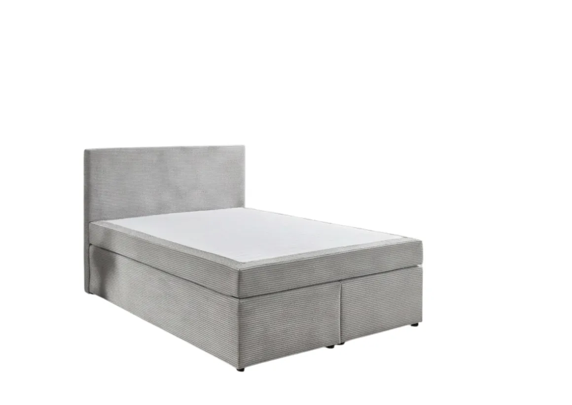 Sun Garden Boxspringbett Aspen Silber 140 x 200 cm