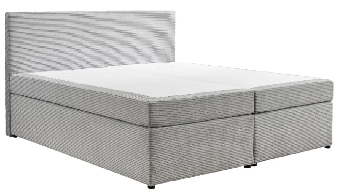 Sun Garden Boxspringbett Aspen Silber 140 x 200 cm