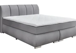 Sun Garden Boxspringbett Graz Grau 180 x 200 cm