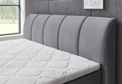 Sun Garden Boxspringbett Graz Grau 180 x 200 cm