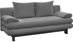 Sun Garden Cord Schlafsofa Bern mit Stauraum Grau