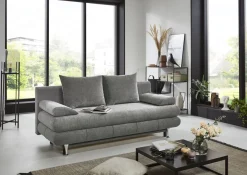 Sun Garden Schlafsofa Benfeld mit Stauraum Grau