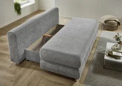 Sun Garden Schlafsofa Borna silber