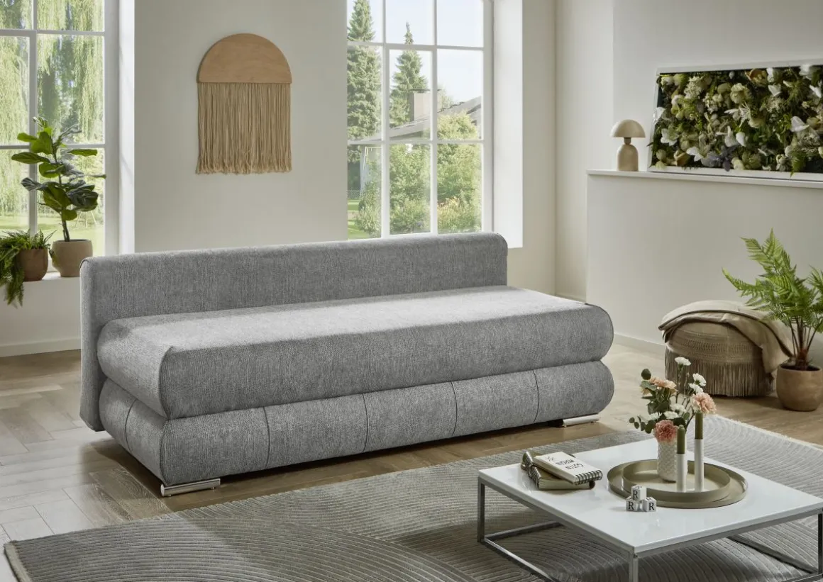 Sun Garden Schlafsofa Borna silber