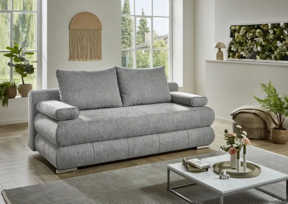 Sun Garden Schlafsofa Borna silber
