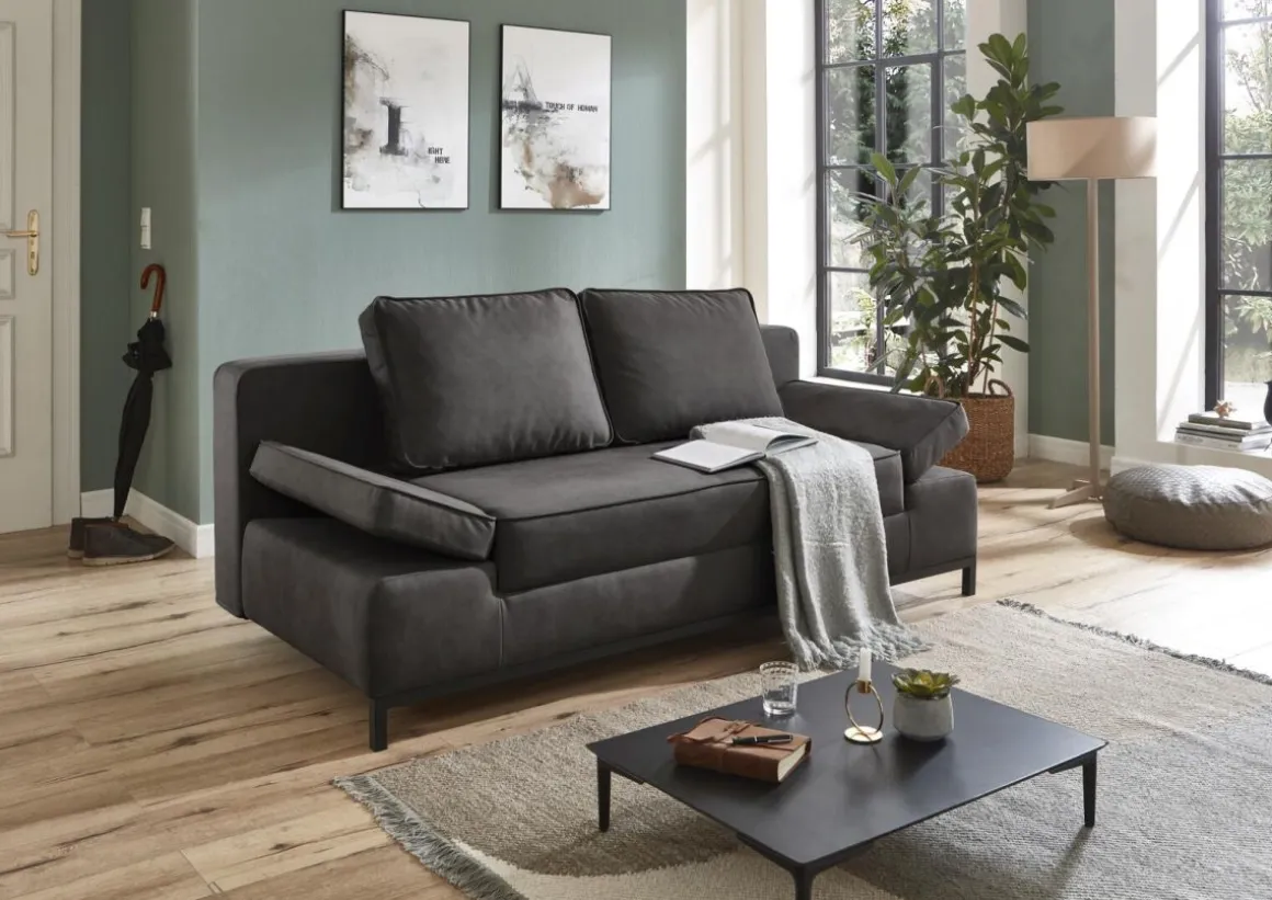 Sun Garden Schlafsofa Jarny mit Stauraum Anthrazit
