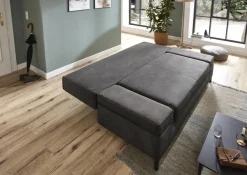 Sun Garden Schlafsofa Jarny mit Stauraum Anthrazit