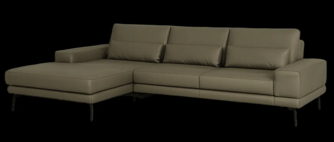 Systempolster Ecksofa 1136 Olive