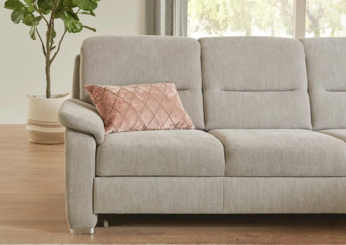 Systempolster Ecksofa 10002 Platin