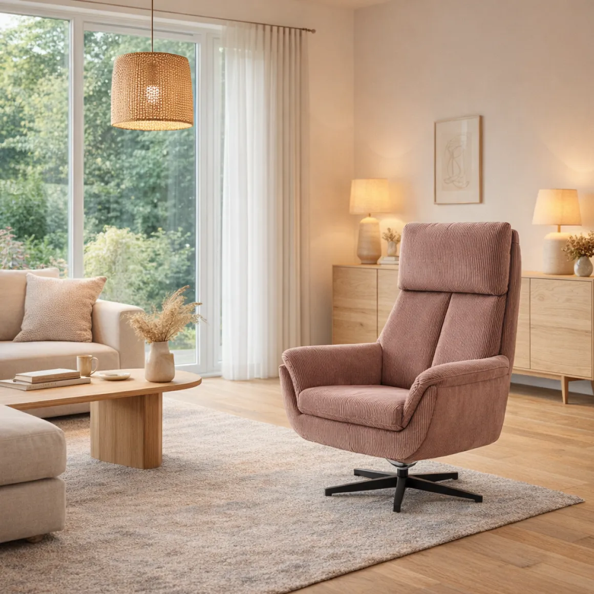 Systempolster Sessel 79 Rose