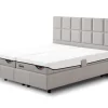 Tempur Boxspringbett mit Motor Adjustable Grau 180 x 200 cm