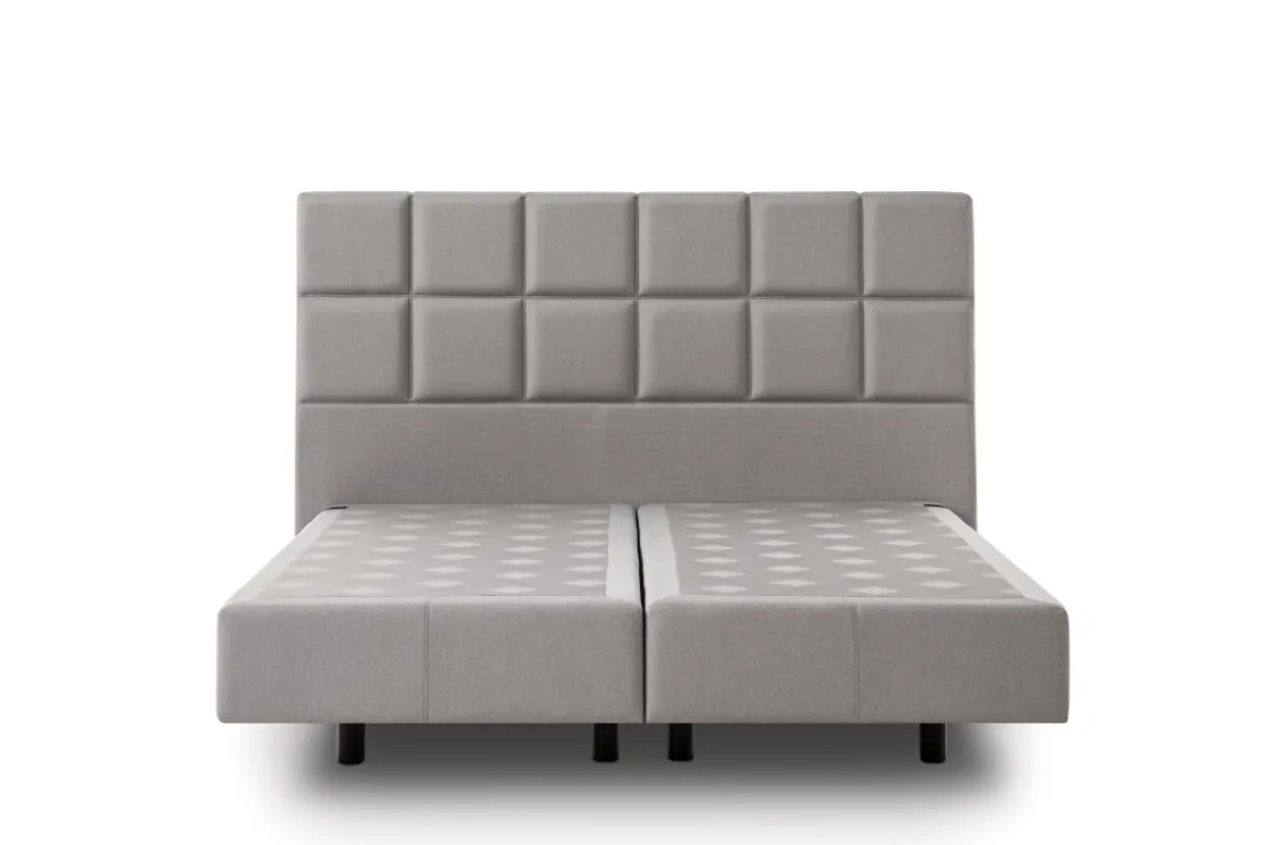 Tempur Boxspringbett mit Motor Adjustable Grau 180 x 200 cm