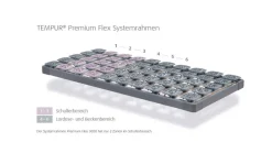 Tempur Systemrahmen Premium Flex 500 90 x 200 cm