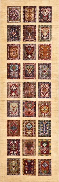 Teppich aus Afghanistan Garden 79 x 248 cm