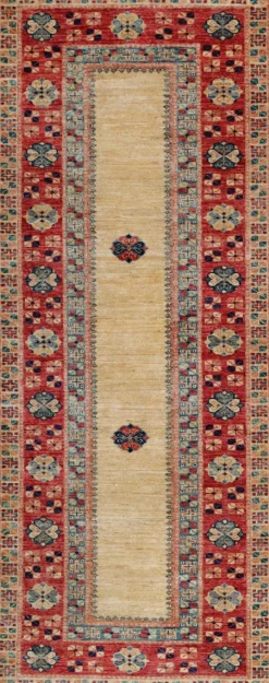 Teppich aus Afghanistan Rainbow Shirvan 76 x 194 cm