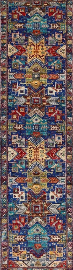 Teppich aus Afghanistan Rubin 76 x 290 cm
