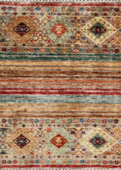 Teppich aus Afghanistan Smaragd 67 x 89 cm