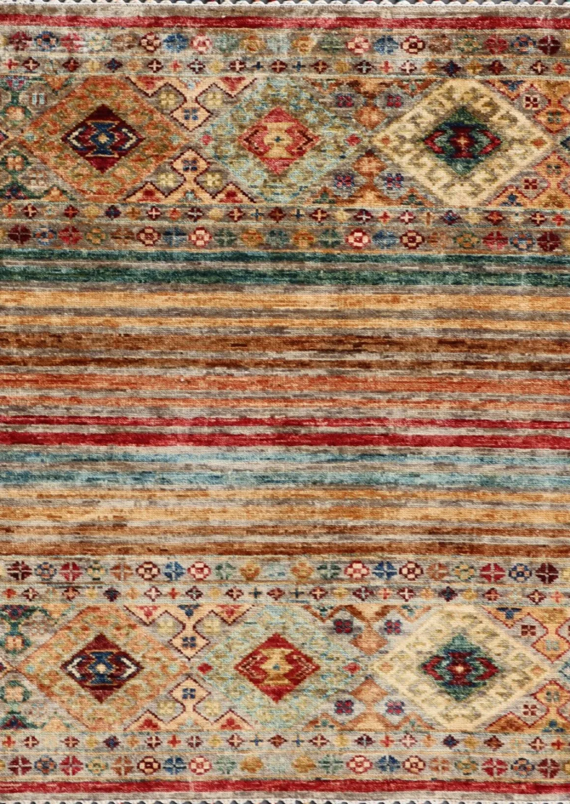 Teppich aus Afghanistan Smaragd 67 x 89 cm