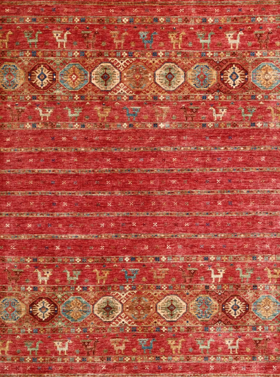 Teppich aus Afghanistan Smaragd 155 x 201 cm