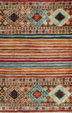 Teppich aus Afghanistan Smaragd 63 x 96 cm