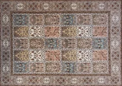 Teppich aus Indien Bachtiari beige 60 x 90 cm