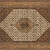 Teppich aus Indien Benaras Bidjar 20 beige 40 x 60 cm