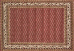 Teppich aus Indien Bikaner Mir 50 rot 40 x 60 cm