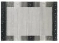 Teppich aus Indien Intense Mala Grau 70 x 140 cm