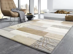 Teppich aus Indien Nakarta Grau 170 x 240 cm