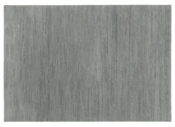 Teppich aus Nepal Himali Uni silber-grau 140 x 200 cm