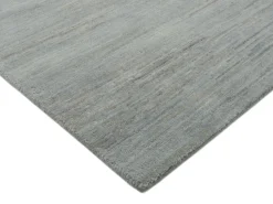 Teppich aus Nepal Himali Uni silber-grau 140 x 200 cm