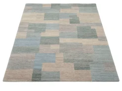 Teppich aus Nepal Lantara Silber-Grau 70 x 140 cm