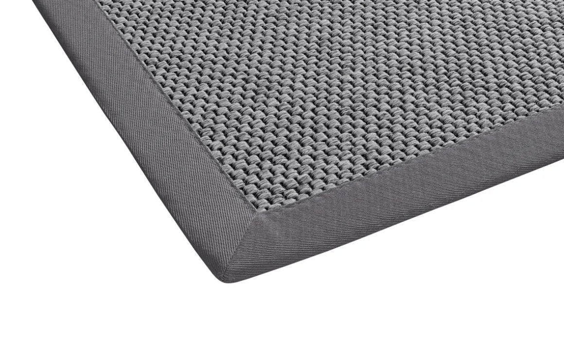 Teppich in Sisaloptik Naturana Panama Grau 67 x 133 cm