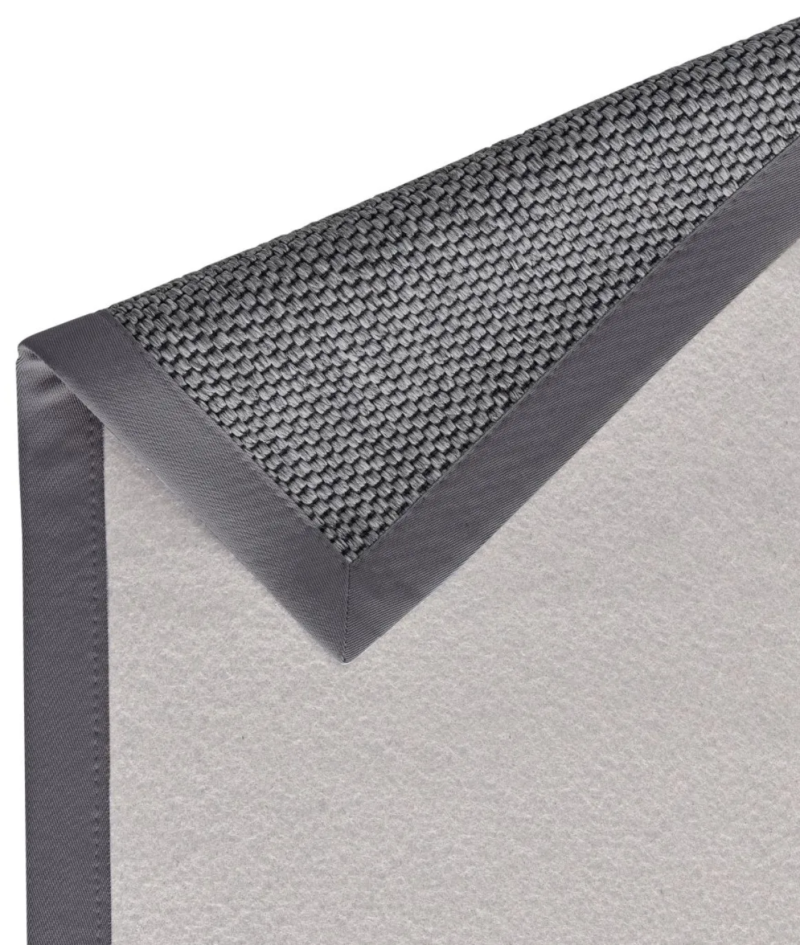 Teppich in Sisaloptik Naturana Panama Grau 67 x 133 cm
