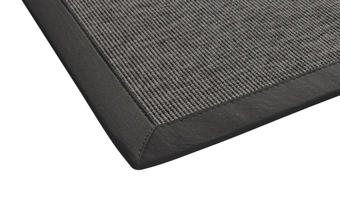 Teppich in Sisaloptik Naturino Rips Anthrazit 67 x 133 cm