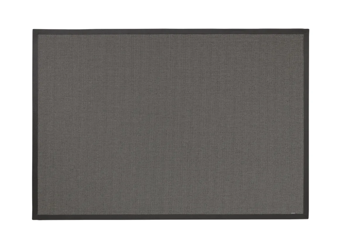 Teppich in Sisaloptik Naturino Rips Anthrazit 67 x 133 cm