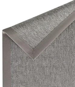 Teppich in Sisaloptik Naturino Rips Grau 67 x 133 cm