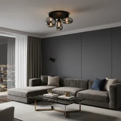 TRIO 3-flg Deckenlampe Lumina